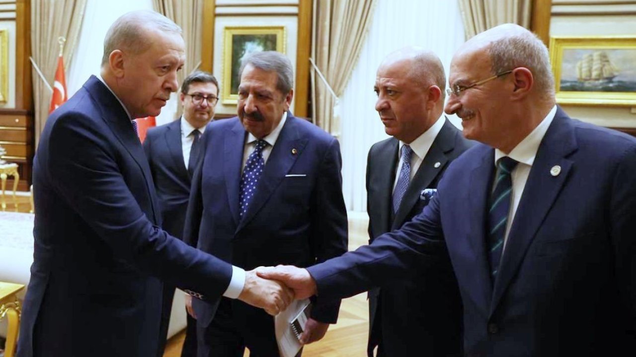 Cumhurbaşkanı Erdoğan, Ankara’nın ekonomi aktörlerini Külliye’de kabul etti