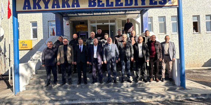 AK Parti İl Başkanı Sancar’dan Akyaka Belediyesi’ne ziyaret