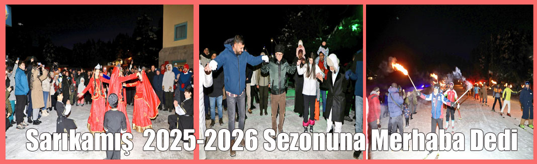 Sarıkamış Kayak Merkezi 2025-2026 sezonuna görkemli açılışla merhaba dedi