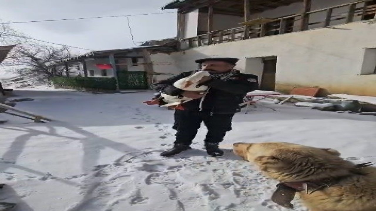 Kazından helallik istedi