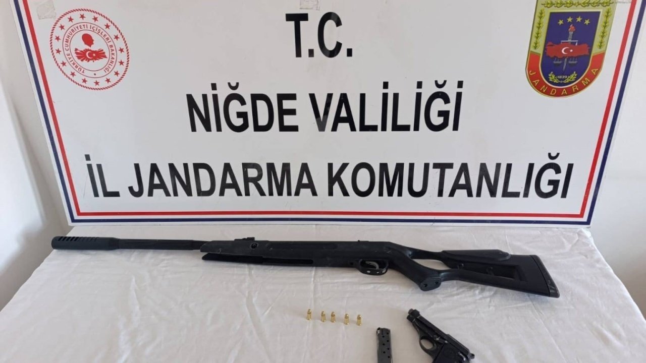 Niğde’de yasadışı silah operasyonu: 3 şüpheli hakkında adli işlem