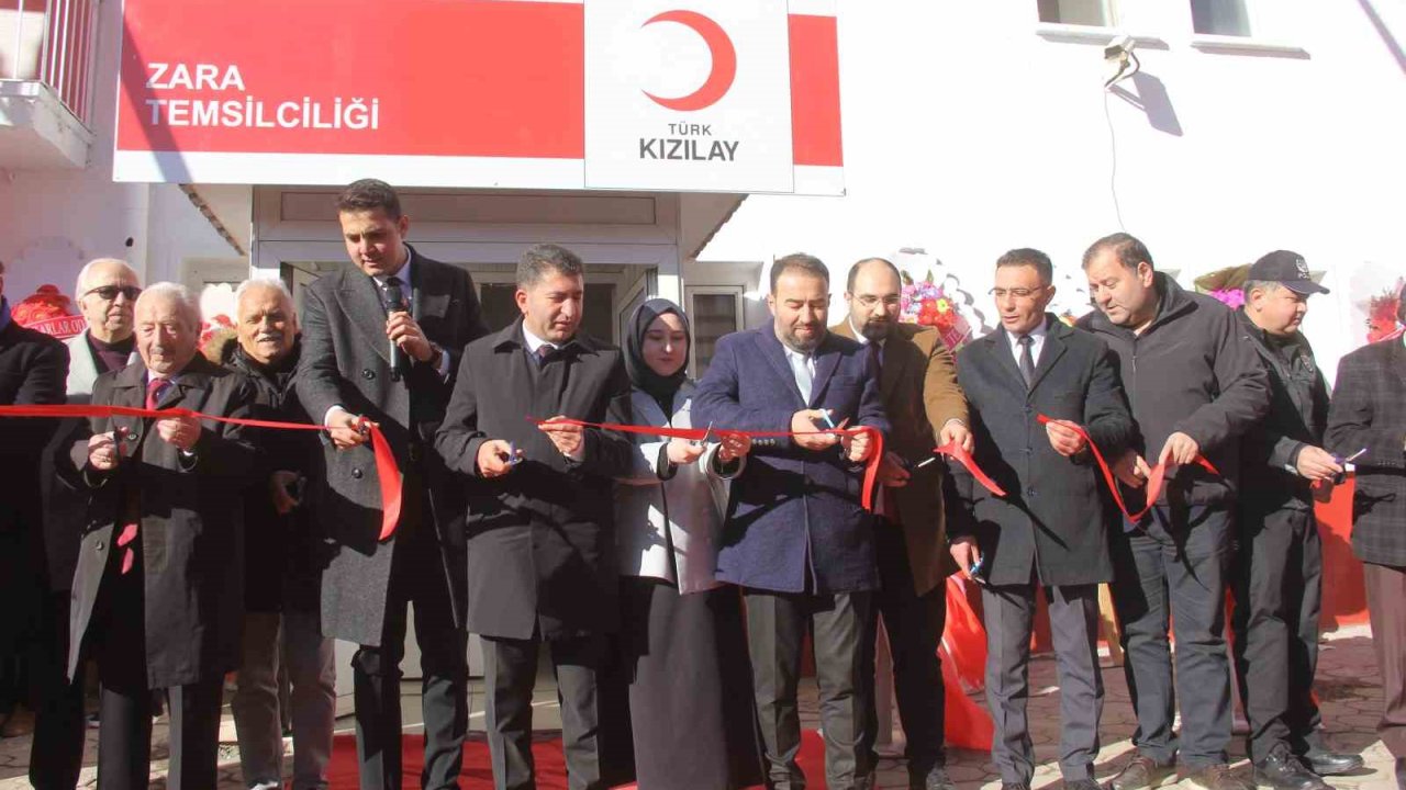 Zara’da Türk Kızılay hizmet binası törenle açıldı