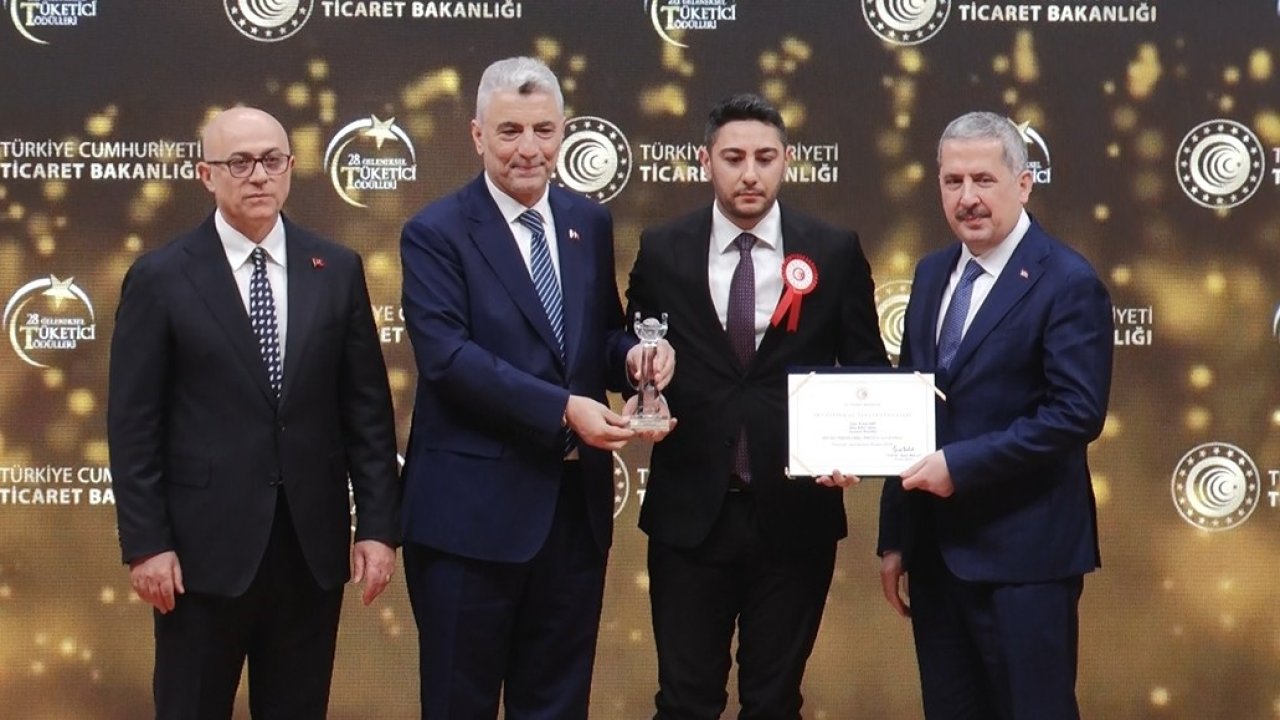 28’inci Geleneksel Tüketici Ödülleri’nde İHA’ya Tüketici Özel Ödülü