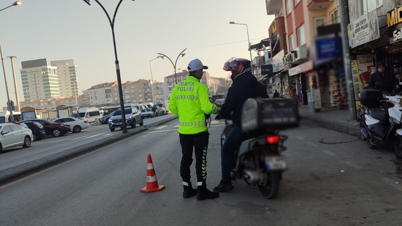 Motosiklet denetiminde 2,2 milyon liralık ceza