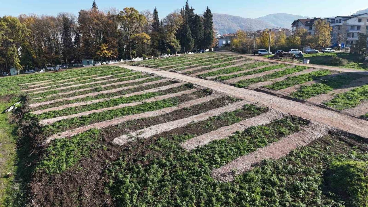 Gölcük’e yeni mezarlık alanları hazırlandı