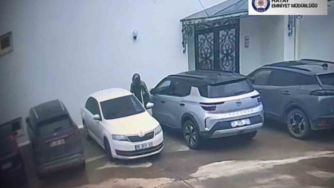 Hatay’da apartmandan 1 milyon 800 bin TL’lik altın çalan hırsız polis takibiyle yakalandı