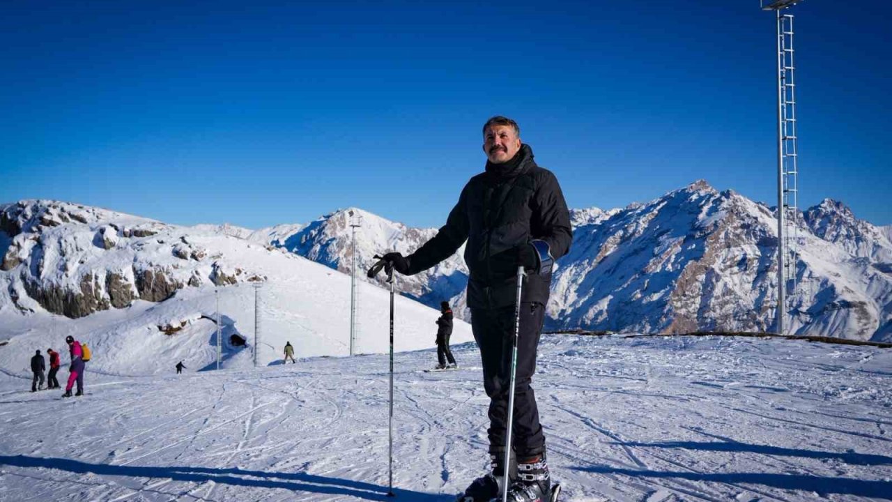 Mergabütan Kayak Merkezi’nde sezon açıldı