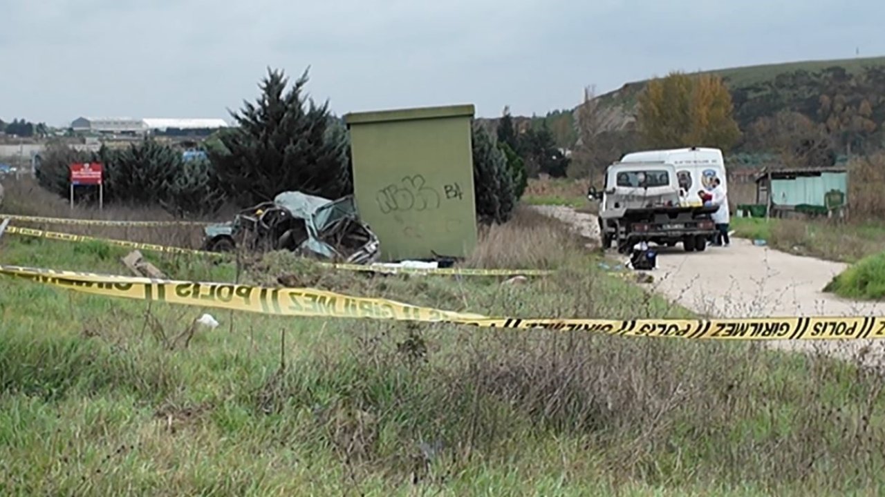 Büyükçekmece’de gece yaşanan kaza gündüz fark edildi: 2 ölü