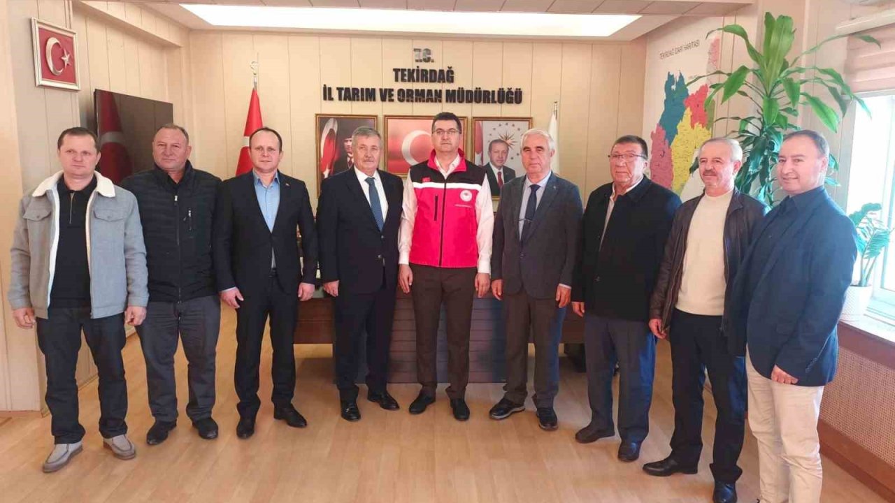Tekirdağ’da tarımsal örgütlere birinci derece belge