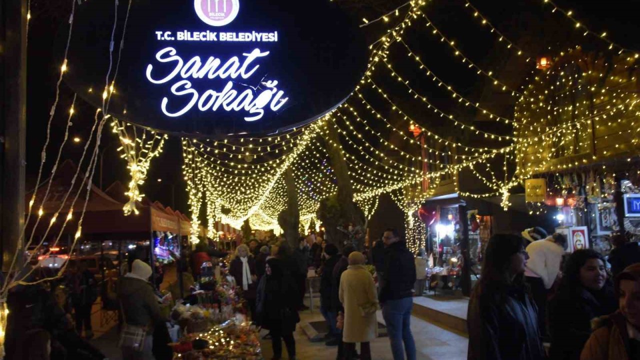 Bilecik’te Sanat Sokağına yoğun ilgi