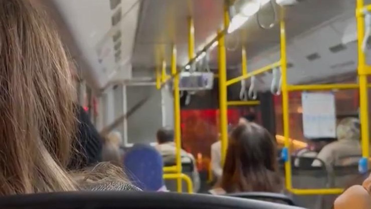 Ankara’da belediye otobüsü şoförünün trafik yoğunluğu nedeniyle kontak kapattığı iddiası