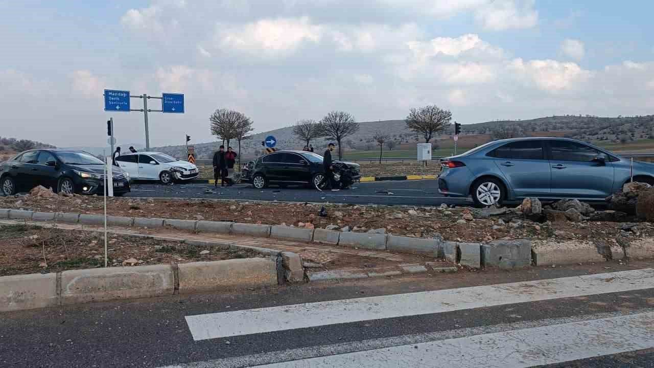 Mardin’de zincirleme trafik kazası