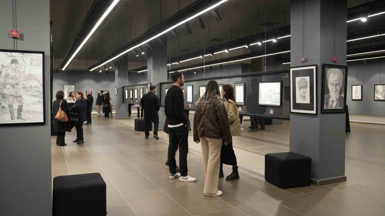 Şehitkamil’de ’104 eserle 104. Yıl Sergisi’ açıldı