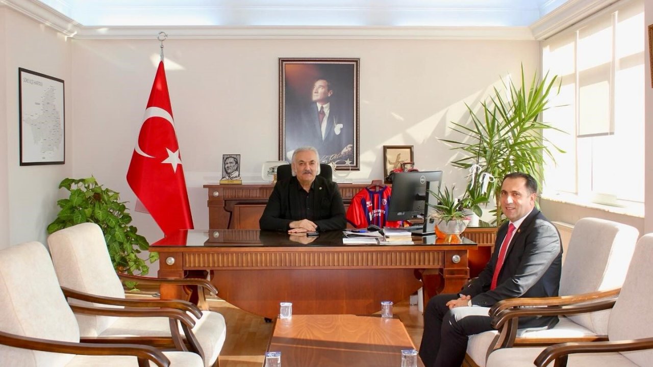 Aydın Aile ve Sosyal Hizmetler İl Müdürü Türkoğlu, Kaymakam Akça ile bir araya geldi