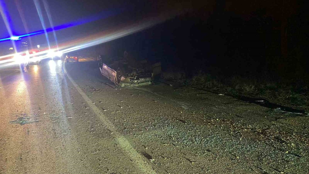 Bilecik’te kontrolden çıkan otomobil takla attı; alkollü sürücü ağır yaralandı