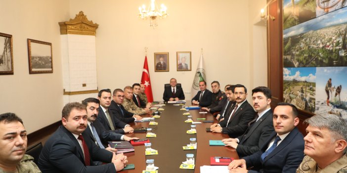 Kars’ta İl Güvenlik ve Asayiş Koordinasyon Toplantısı Yapıldı