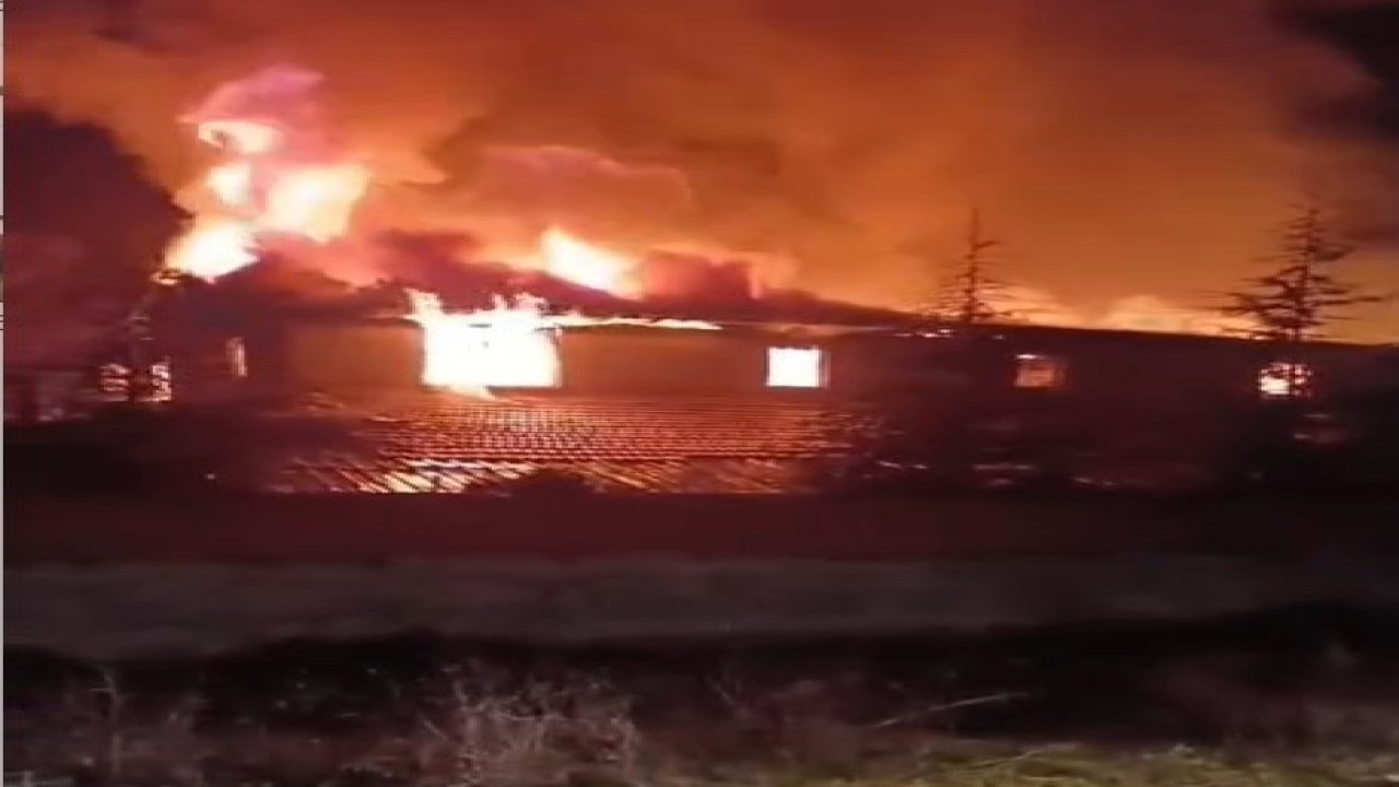 Turhal’da çıkan yangında bir kadın hayatını kaybetti