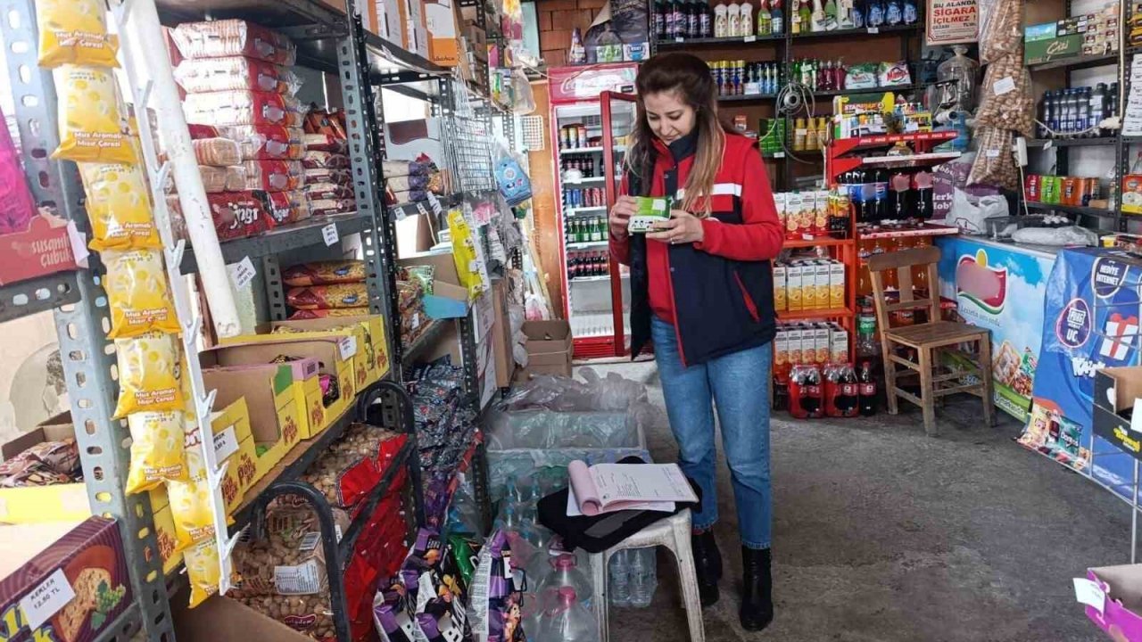 Yılbaşı öncesi gıda satan işletmelere yönelik denetim