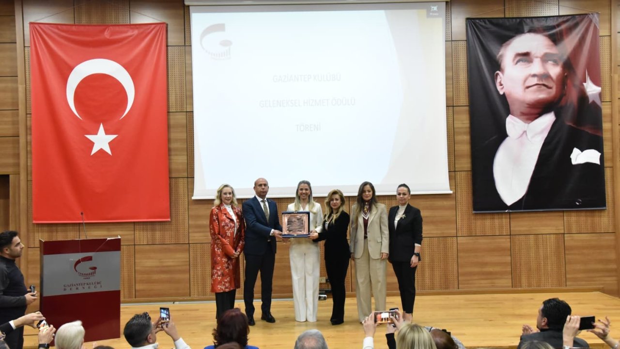 Gaziantep Kulübü 2025 Geleneksel Hizmet Ödülü Töreni gerçekleştirildi