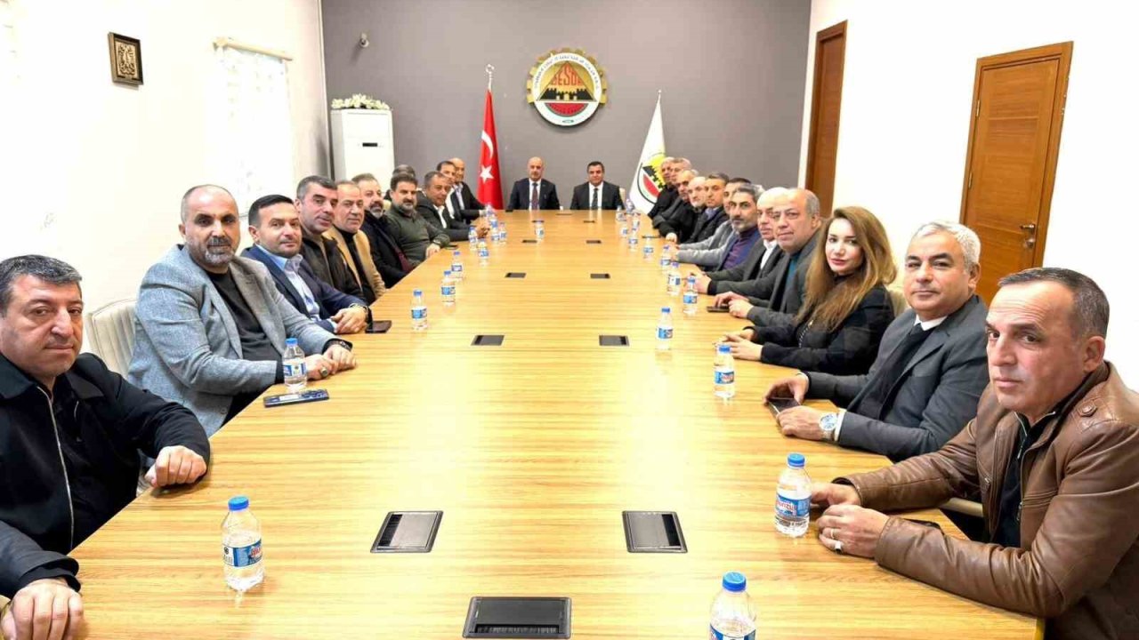 Diyarbakır Emniyet Müdürü Gökduman, DESOB Başkanı Ebedinoğlu ile bir araya geldi