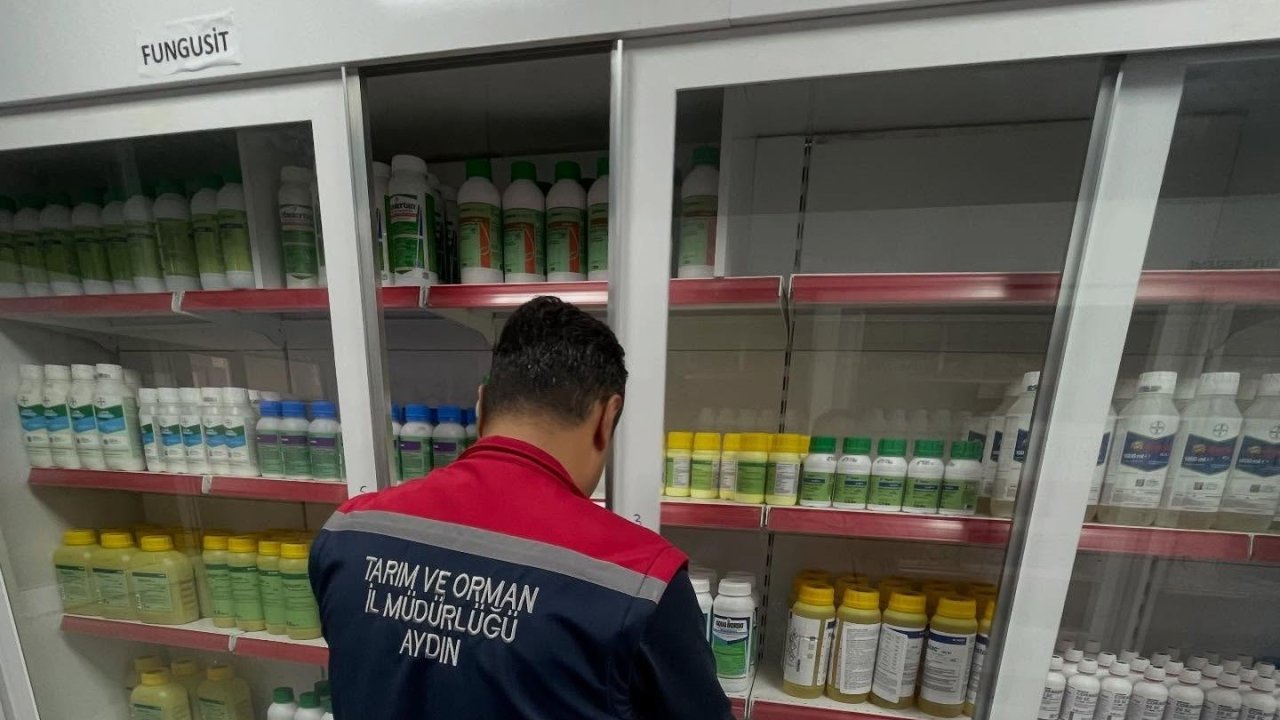 Köşk’te bitki koruma ürünü satış yerlerine denetim yapıldı