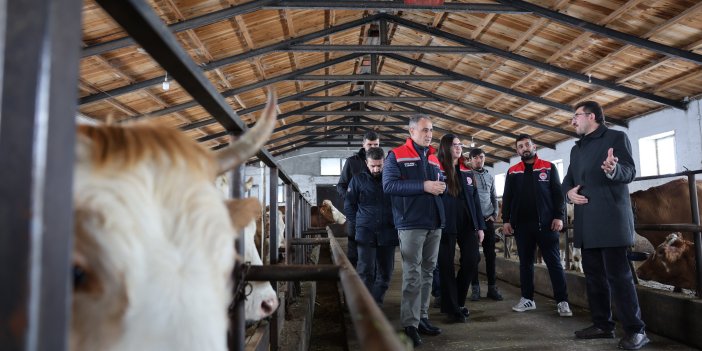 İl Tarım ve Orman Müdürü Aydın’dan Susuz’da Hayvancılık İşletmesi Ziyareti