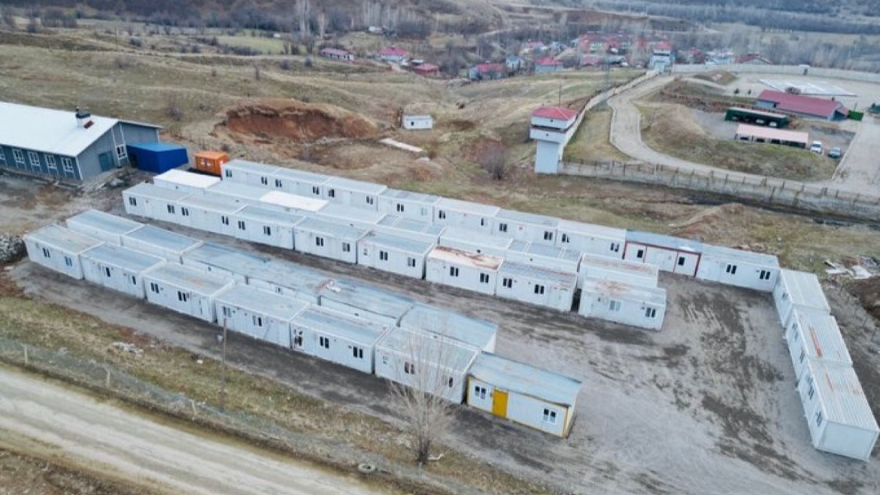 Bingöl’de depremlere karşı konteyner kent hazırlıkları sürüyor