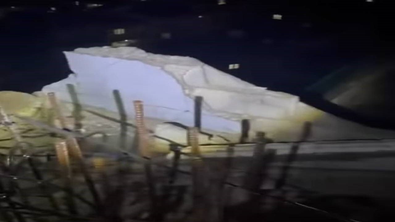 Şırnak’ta 7 katlı apartmana yıldırım düştü