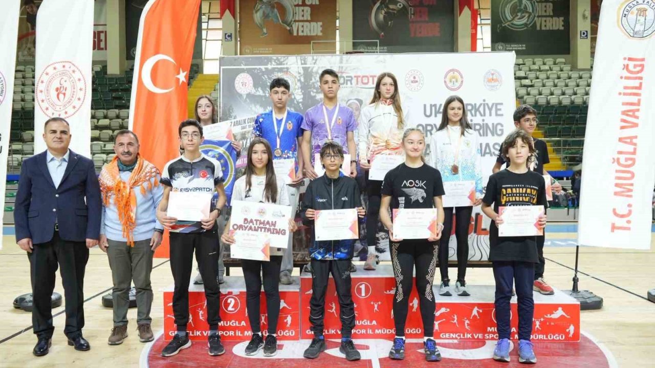 Muğla’da oryantiringde genç yıldızlar kupalarına kavuştu