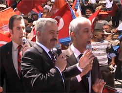 AK Parti Kağızman’da Gövde Gösterisi Yaptı