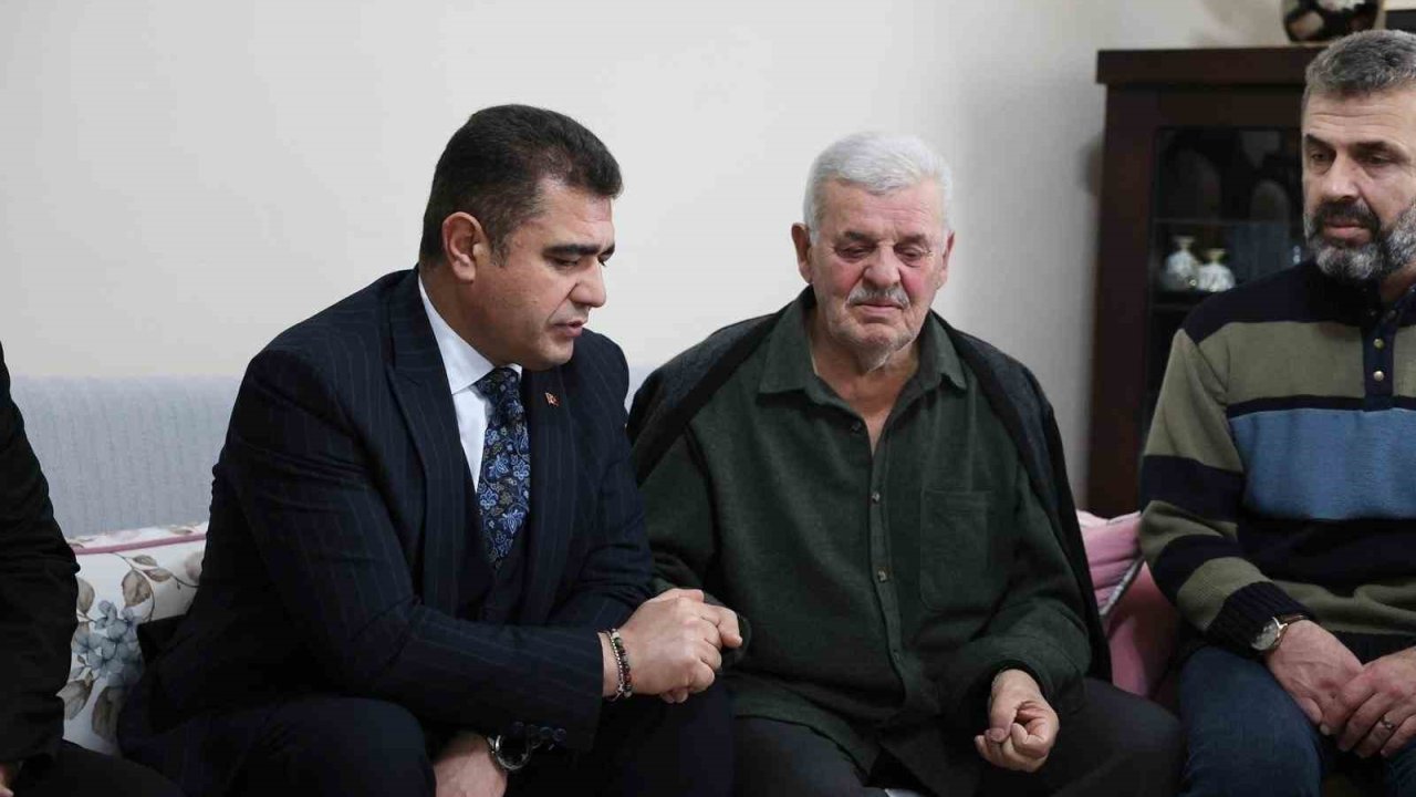 Vali Aslan şehit polis Turgut Külünk’ün ailesini yalnız bırakmadı