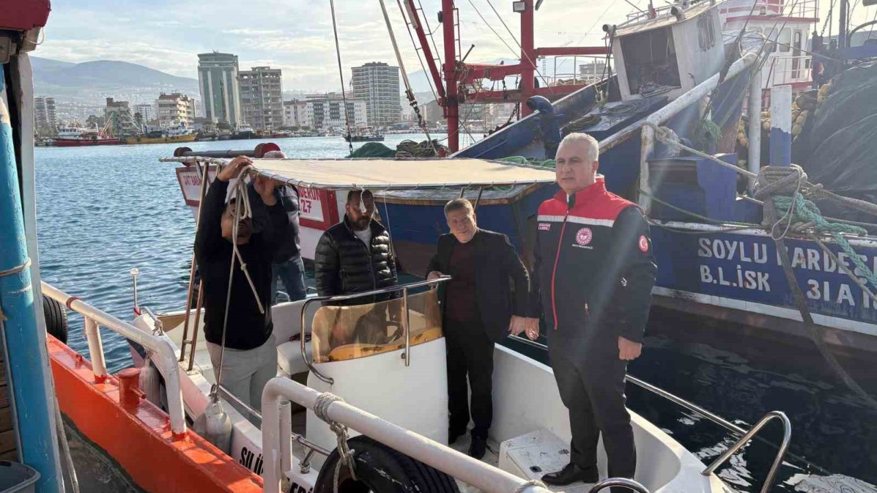 İskenderun balıkçı barınağında denetim gerçekleştirildi