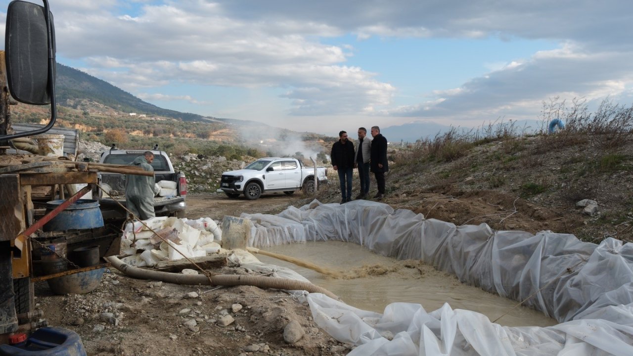 Başkan Erol, sondaj çalışmalarını inceledi