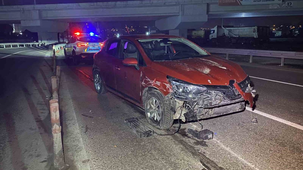 Bursa’da alkollü sürücü kazaya neden oldu: Karşı şeride geçen araçta 1 kişi ağır yaralandı