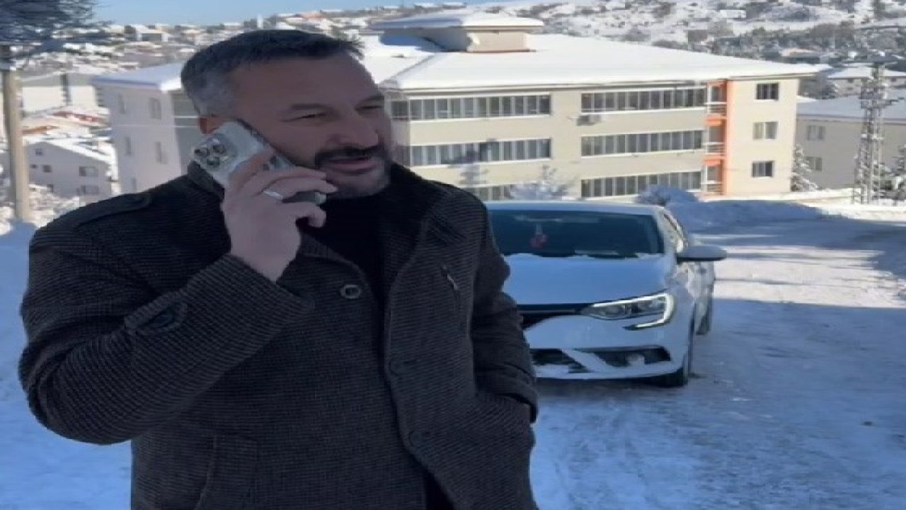 Başkan yolda kaldı, kendini eleştirdi