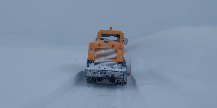 Kars’ta 143 köy yolu ulaşıma kapandı