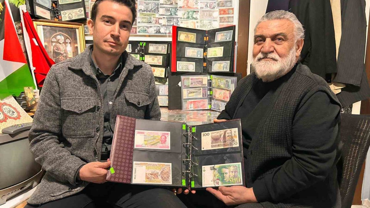 40 yıllık para koleksiyonu Gazze için açık artırmaya çıkıyor