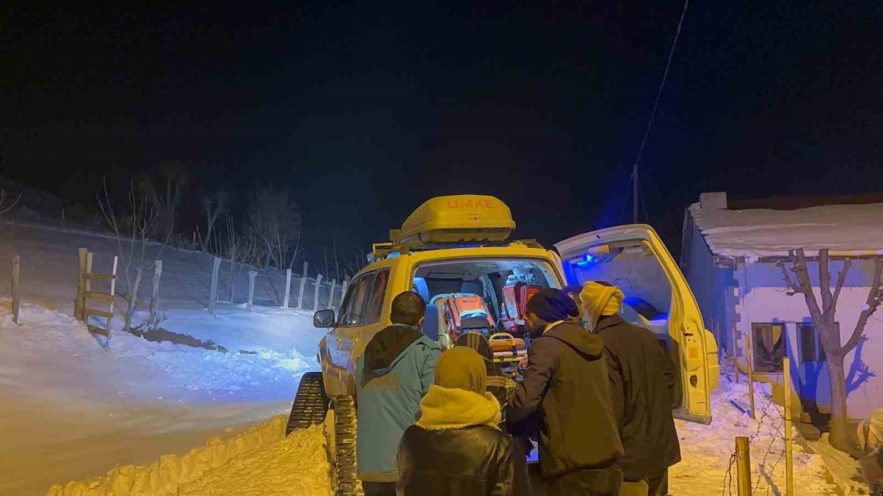 UMKE’den zorlu kış şartlarında hayat kurtaran müdahale