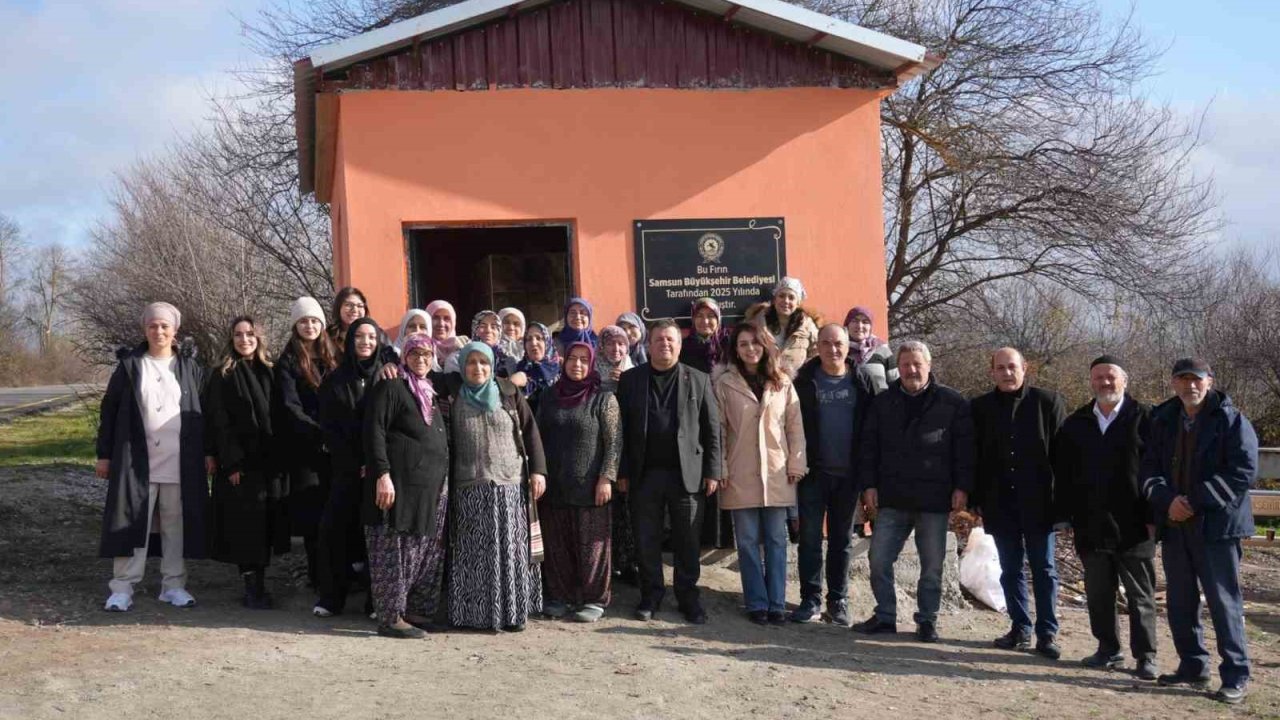 Samsun’da kırsal mahalleler için ’Köy Fırınları Projesi’: 10 fırın inşa edildi