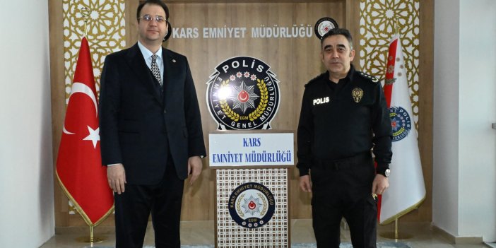 CHP Kars Milletvekili Alp’ten İl Emniyet Müdürü Tombul’a ziyaret