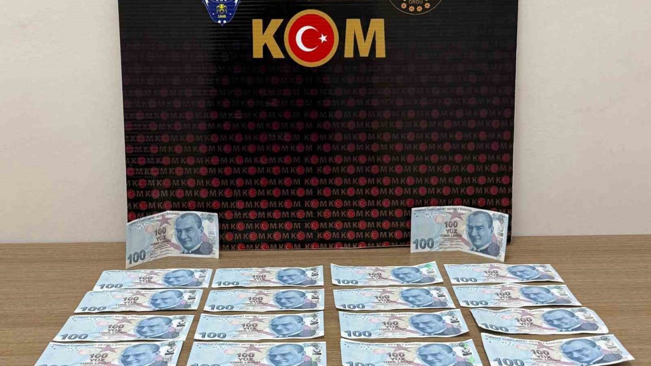 Ordu’da sahte para operasyonu: 3 gözaltı