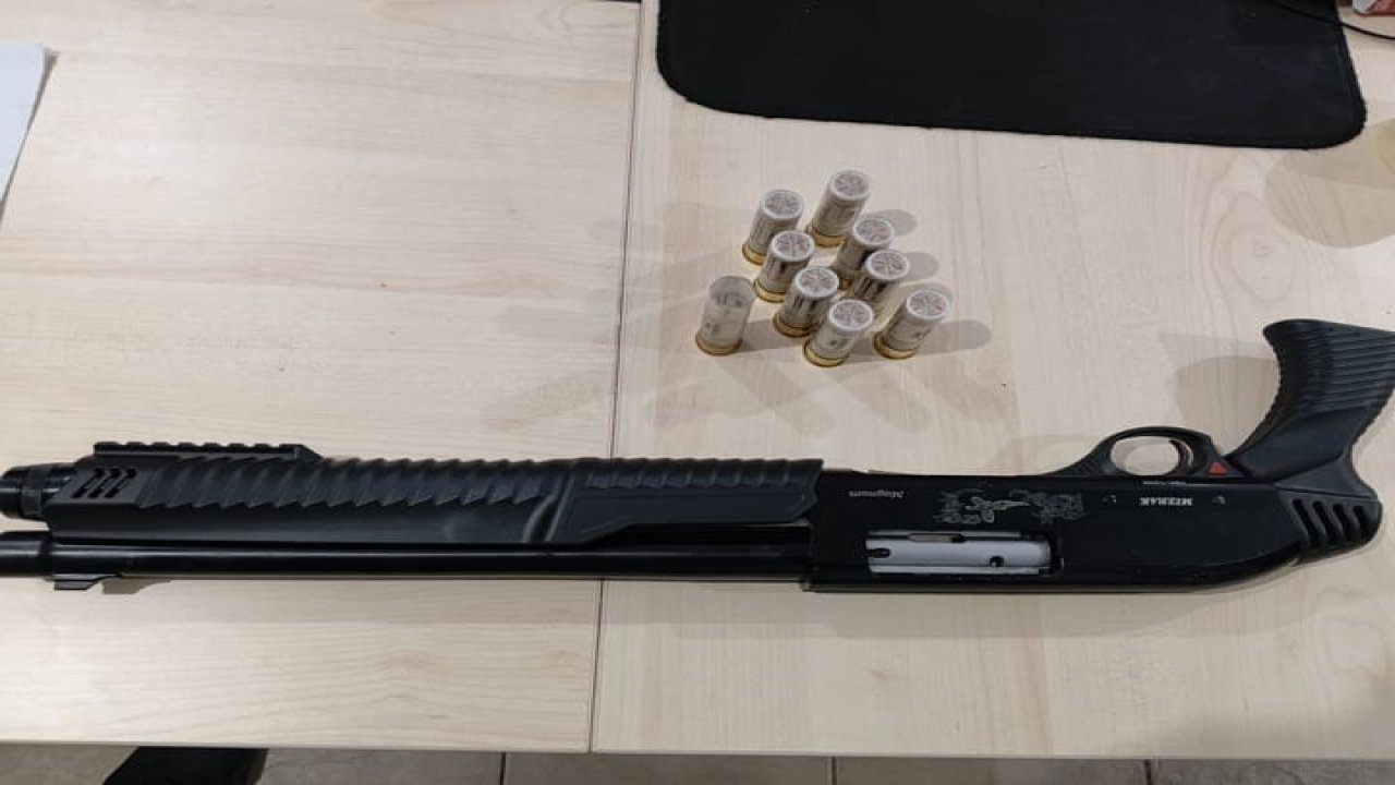 Uzunköprü’de ruhsatsız av tüfeği ele geçirildi