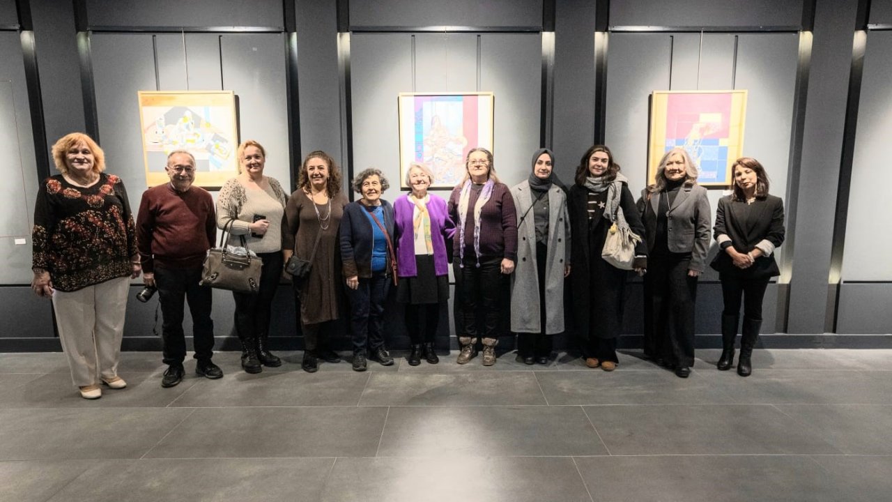 Eskişehir’de ‘Kare Kök-K/Square Root-K’ Resim sergisi ilgi gördü