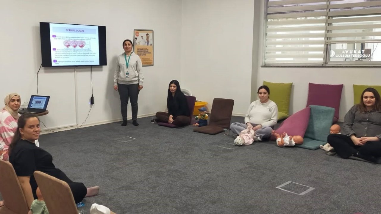 Nazilli’de gebe okulunda eğitimler sürüyor