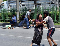 Çocukları yanarken, böyle çırpındılar