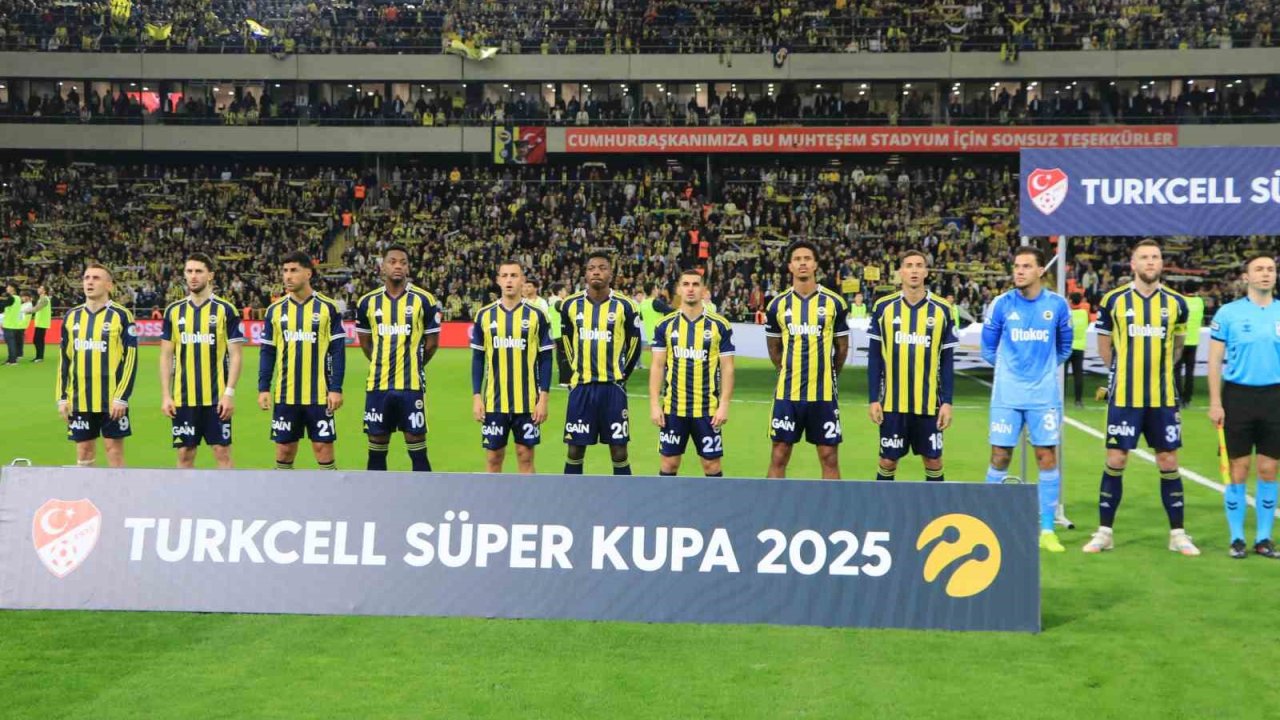 Fenerbahçe’de hedef 11 yıl sonra Süper Kupa’yı kazanmak