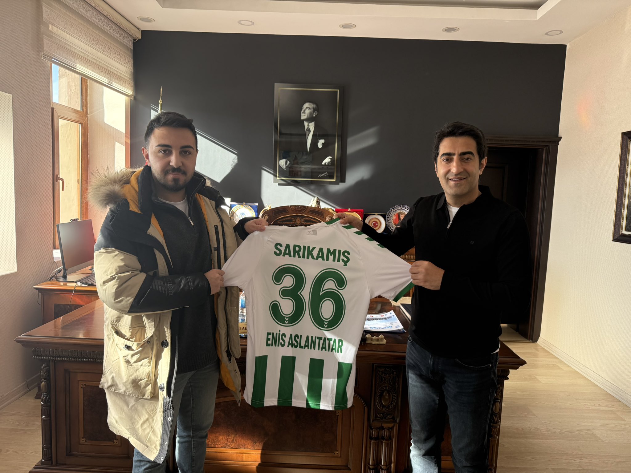 Sarıkamış Spor Kulübü’nden kaymakamlığa ziyaret