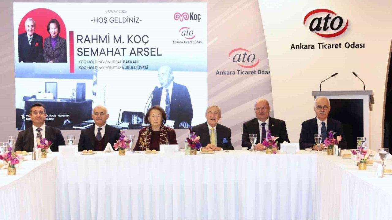 ATO Başkanı Baran: "Koç Holding’in Ankara’mıza ve ülkemize katkıları son derece değerli"