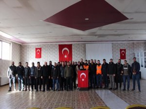 Belediye personeline iş sağlığı ve güvenliği eğitimi verildi