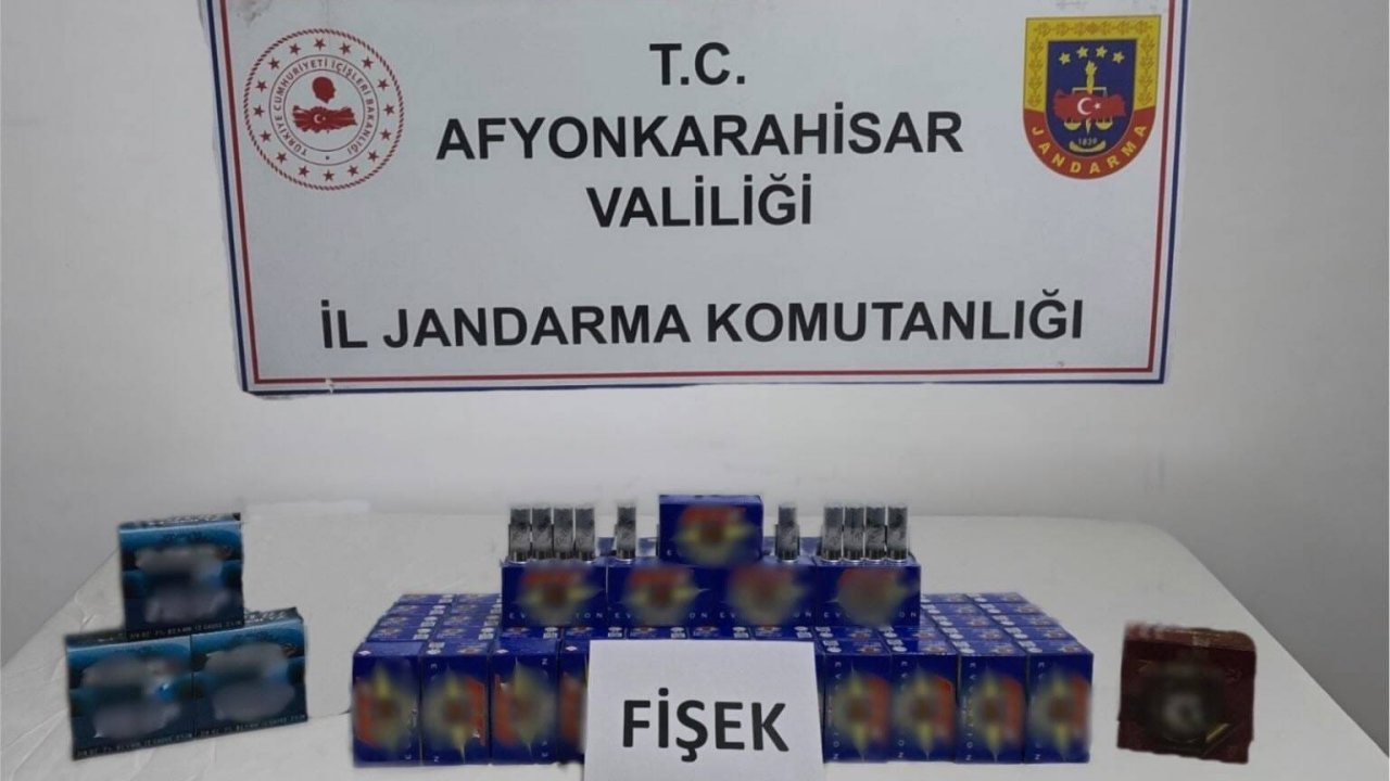 Jandarma faturasız av tüfeği mermisi ele geçirdi